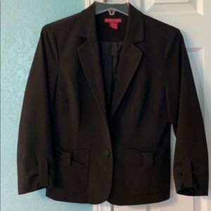 Black 2 piece skirt suit